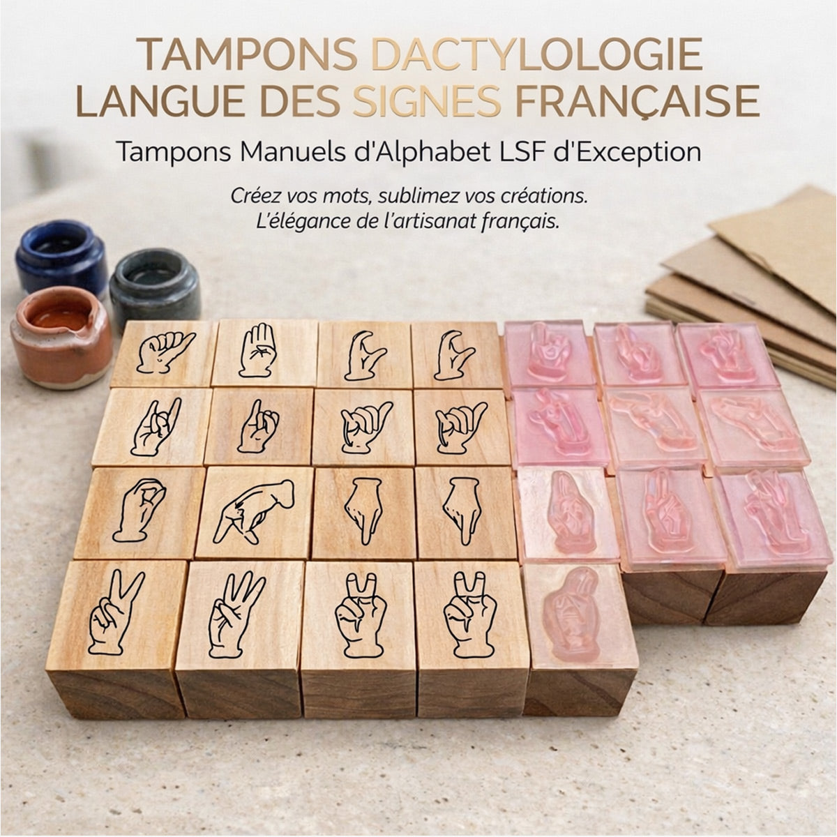 tampon langue des signes française
